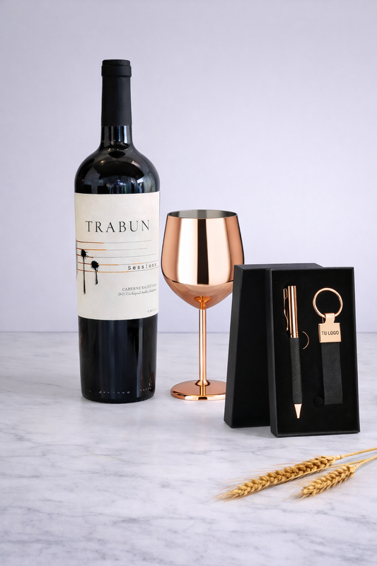 PACK VINO Y COBRE