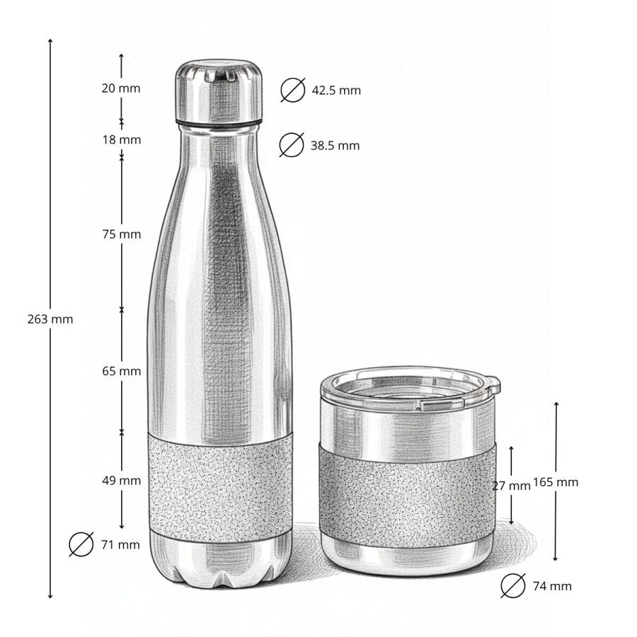 SET BOTELLA Y MUG ECO